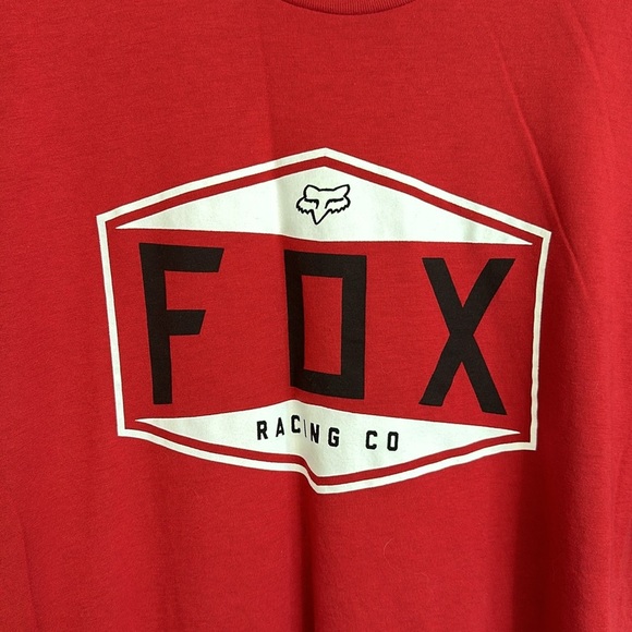 Fox Racing Tech Red Motorsports Short Sleeve T Shirt Menβs XL - Picture 2 of 4